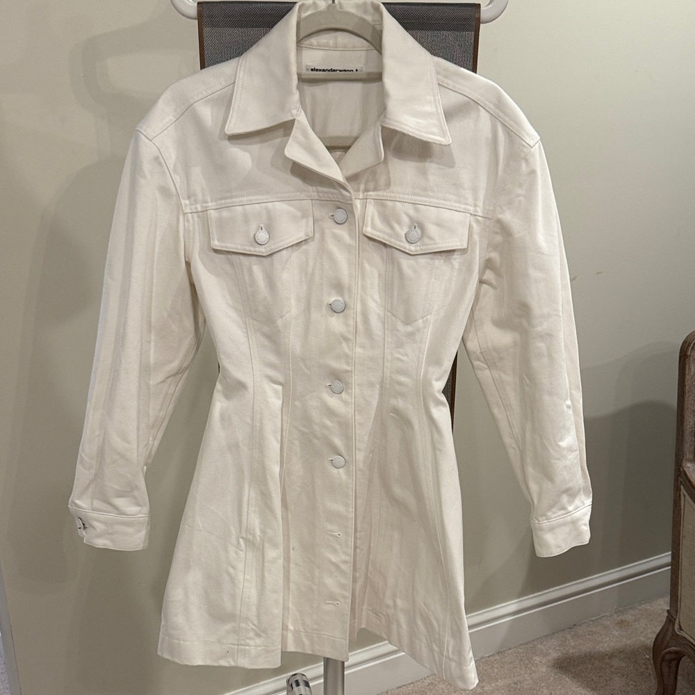 Alexander Wang Off-White Trench Coat
